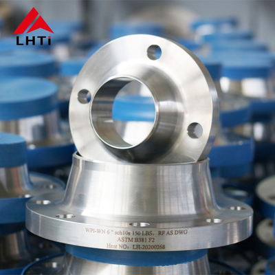 Bom preço Pescoço feito sob encomenda da solda do titânio que reduz a flange Gr1 Gr2 Gr5 Gr7 Gr12 ASME B16.5 on-line