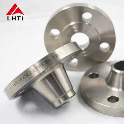 Bom preço DIN 2632 PN 10 Flange de pescoço de solda de titânio Gr1 Gr2 Gr5 WN Flange na indústria química / petróleo / gás on-line