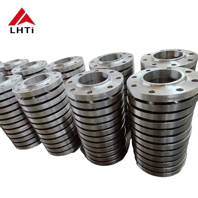 Bom preço Gr1 Gr2 Gr5 Placa de flange de titânio deslizante na flange EN1092-01 PN 10 Para a indústria do petróleo e do gás on-line