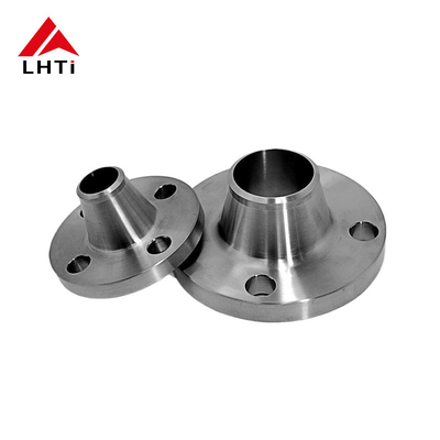 Bom preço Flange de pescoço de solda de titânio ASME B16.5, classe 150 Ti Gr2/Gr5/Gr7 WNRF de face elevada para utilização em tubulações on-line