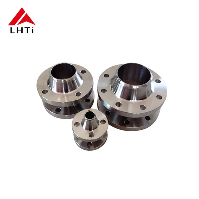Bom preço Flange de titânio de natureza metálica Gr1 Gr2 Gr5 EN1092-1 Flange de pescoço de solda classe 150 para sistemas de tubulação on-line