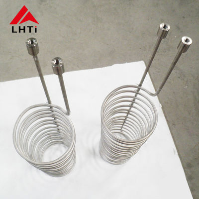 Bom preço Sem emenda flexível do OD 10mm do tubo do titânio da categoria 9 da bobina recozido on-line