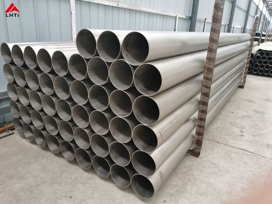 Bom preço Tubulação soldada ASTM B862 do titânio do grande diâmetro de Decoiling on-line