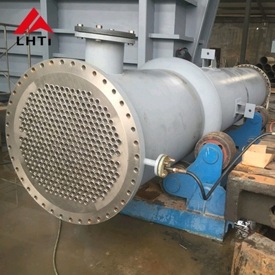 Bom preço Permutador de calor do tubo do titânio do equipamento Gr2 do titânio da corrosão do ISO anti on-line