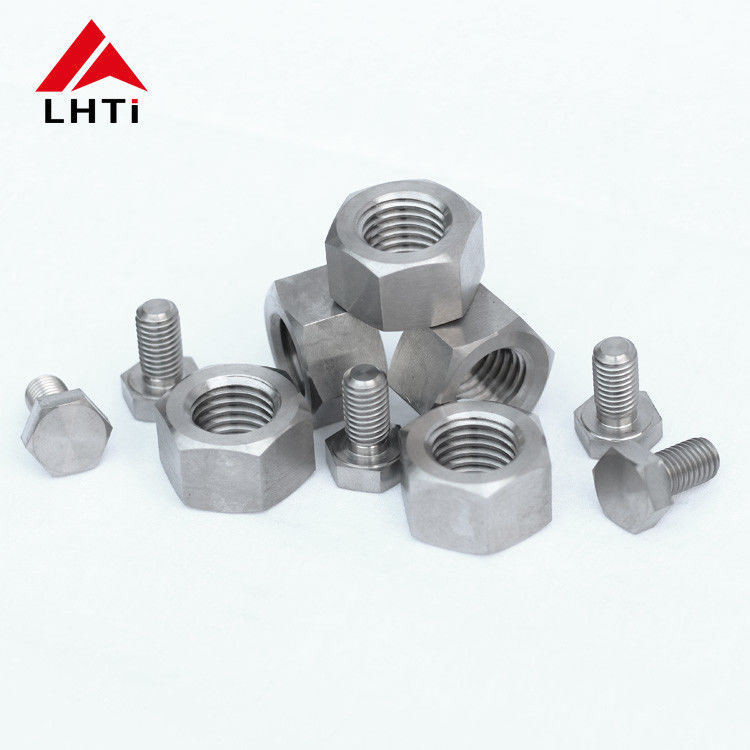 Precision Titanium Hexagon Bolts And Nuts 1 / 4 " × 3 / 4 " UNC Gr2 Light Weight