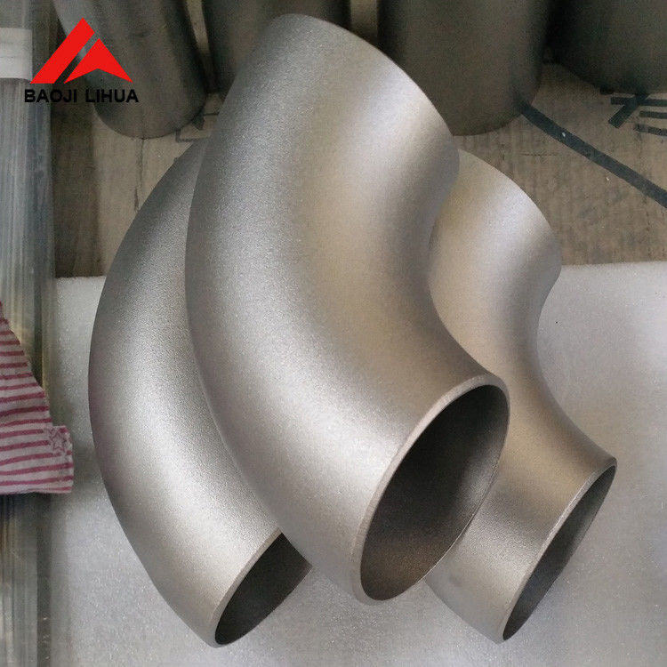 ASTM B363 Titanium Pipe Fitting Gr1 Gr2 3.0-18mm Thickness titanium elbow