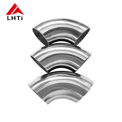 Bom preço o cotovelo do titânio Gr2 de 3inch 76mm/dobra 1.2mm para as peças da exaustão on-line