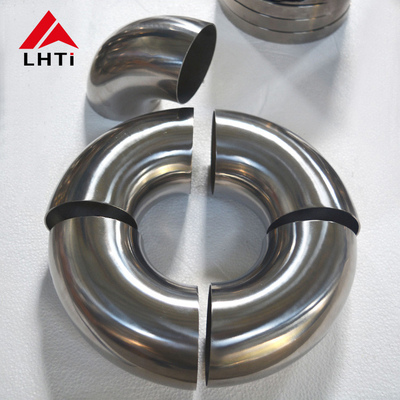 Bom preço o cotovelo do titânio Gr2 de 3inch 76mm/dobra-se com o 1.2mm para as peças da exaustão on-line