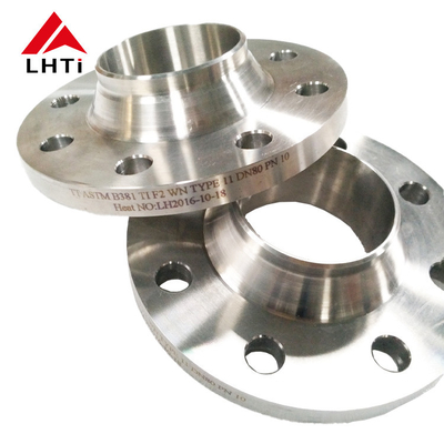 Bom preço ANSI B16.5 liga Ti-Pd WN conector de tubo DN50 titânio solda pescoço flange on-line