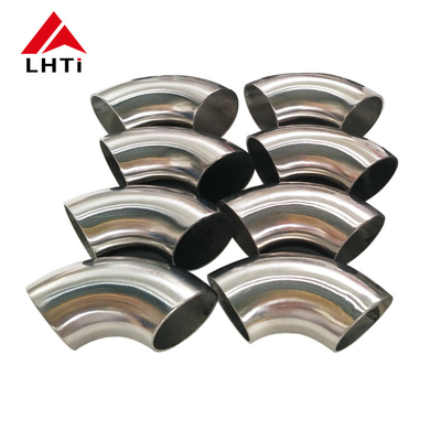 Bom preço Gr2 Gr7 Gr9 Radius curto e radius longo Titânio Cotovelo 45 90 graus ASME B16.9 on-line