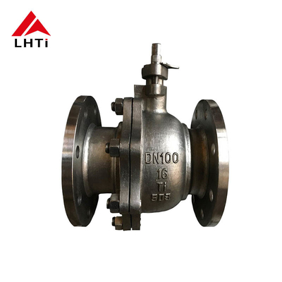 Bom preço Válvula de bola de liga de titânio de peso leve Gr2 DN 50 classe 150-600 para usos industriais on-line