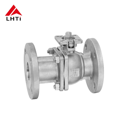 Bom preço Válvula de esfera de duas vias ASME DN 15 Gr2 Válvula de esfera de titânio industrial Válvula de liberação de alta pressão on-line