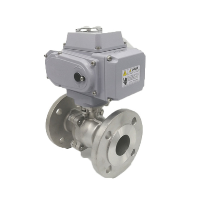 Bom preço Válvula de esferas elétrica de flange com ligações de flange para aplicações de alta pressão on-line