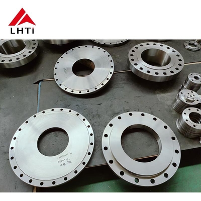 Bom preço Norma europeia EN1092-01Gr1 Gr5 Gr7 Flange de placa de titânio Flange plana PN 5 PN 10 para sistemas de tubulação on-line