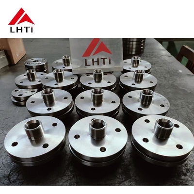 Bom preço EN1092-01 Gr2 Gr5 Gr7 Flange de chapa de titânio Flange plana PN 5-PN 25 Para tubulações industriais em ambientes corrosivos on-line