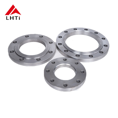 Bom preço EN1092-01 Gr1 Gr2 Gr5 Flange de chapa de titânio Flange plana PN 10 para tubulações industriais em ambientes corrosivos on-line