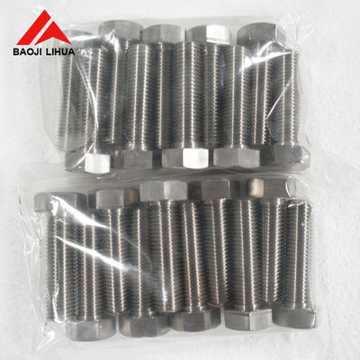 Bom preço Gr2 Gr5 Titânio parafusos porcas, M8 M10 M12 Titânio anodizante Hex cabeça parafusos on-line