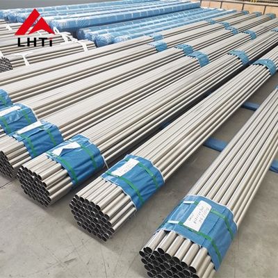 Bom preço ASME soldou os tubos do permutador de calor do titânio dos tubos Gr1 do condensador do titânio on-line