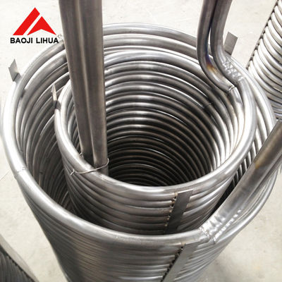 Bom preço Bobina sem emenda ASTM B862 do tubo do titânio do permutador de calor do OD 6mm on-line