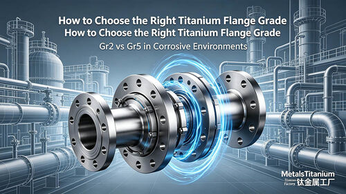 Últimos blogs da empresa sobre How to Choose the Right Titanium Flange Grade: Gr2 vs. Gr5 in Corrosive Environments