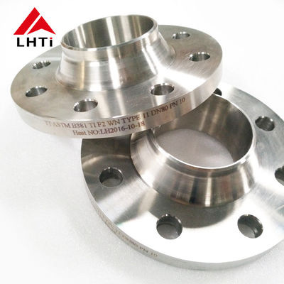 Bom preço ASTM B381 Flange de pescoço de solda de titânio Gr2 Flange RF on-line