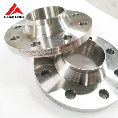 Bom preço O si da flange UNS R53400 do pescoço da soldadura do titânio Gr12 DATILOGRAFA 11 PN 25 com furo 4 on-line