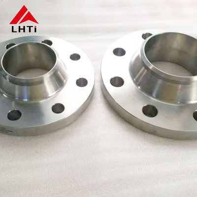 Bom preço Flange personalizada do pescoço da solda, flange do titânio do forjamento da extremidade de Gr2 Gr9 on-line
