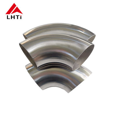 Bom preço Cotovelo de escape de mandril de titânio Gr2, curva de 90 graus On-line