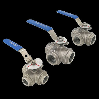 Bom preço Válvula de esferas com rosca de três vias - Válvulas de esferas de Ti Gr2 DN 15 Classe 150-2500 Com flanges para tratamento de água on-line