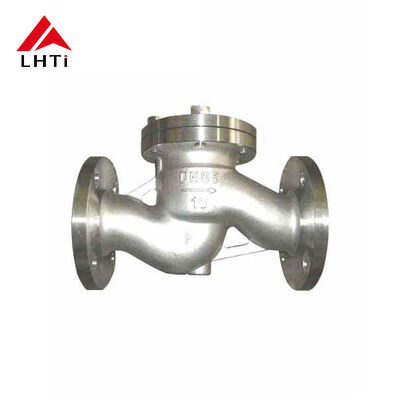 Bom preço TA2 válvula de controlo de elevação de liga de titânio, extremidade da flange, PN16, resistente à corrosão on-line