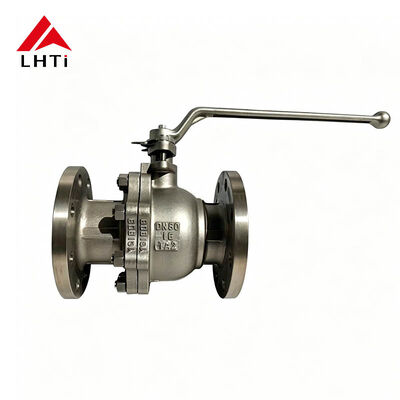 Bom preço TA2 válvula de esfera de liga de titânio Q41F resistente à corrosão classe 150-2500 com projeto à prova de fogo para tubulações químicas on-line