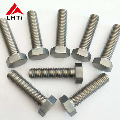 Bom preço Parafusos e Porcas Hexagonais de Titânio Gr2 Gr5 DIN933 On-line
