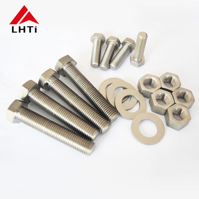 Bom preço O titânio forjado DIN933 DIN931 Gr2 encanta os parafusos On-line